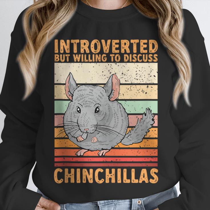 Chinchilla Owner Introvert Chinchilla Unisex Sweatshirt