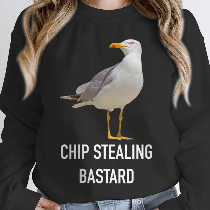 Chip Stealing Seagull Men Women Seaside Holiday Memory Unisex Sweatshirt Chip Stealing Seagull Men Women Seaside Holiday Memory Unisex Sweatshirt