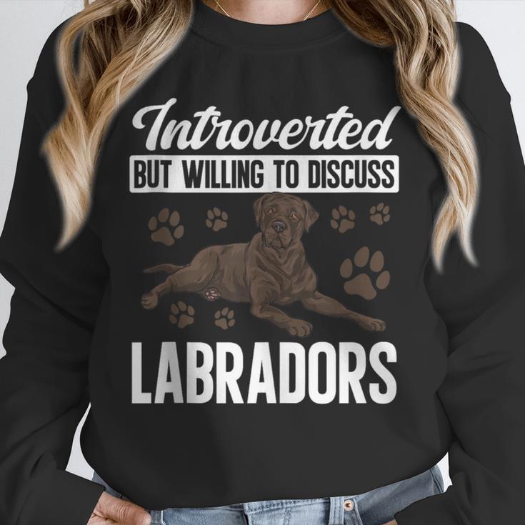 Chocolate Lab Dog Introvert Chocolate Labrador Retriever Unisex Sweatshirt Chocolate Lab Dog Introvert Chocolate Labrador Retriever Unisex Sweatshirt