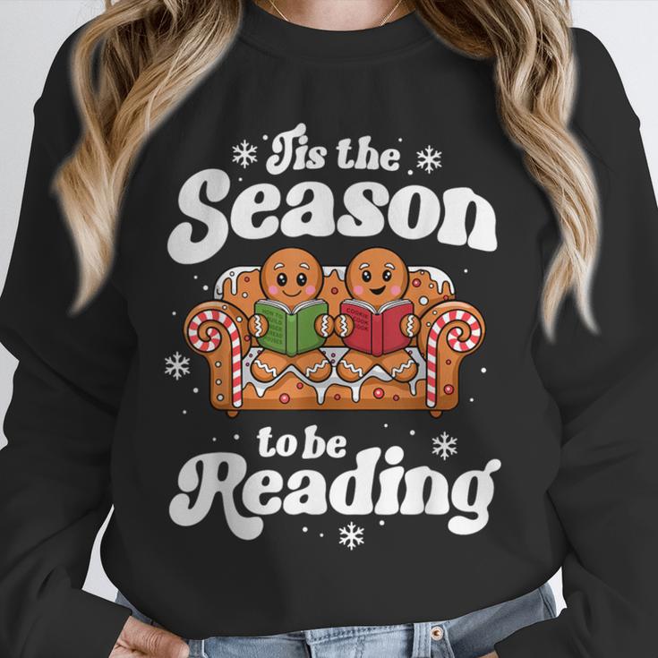 Christmas Book Lover Gingerbread Library Reading Bookaholic Unisex Sweatshirt Christmas Book Lover Gingerbread Library Reading Bookaholic Unisex Sweatshirt