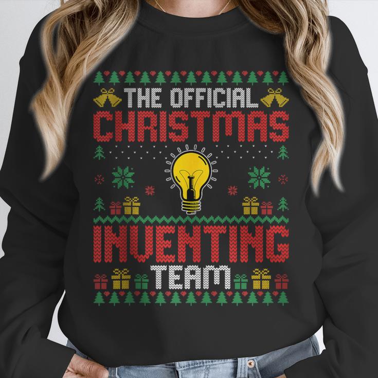 Christmas Inventing Team Inventing Introvert Xmas Unisex Sweatshirt