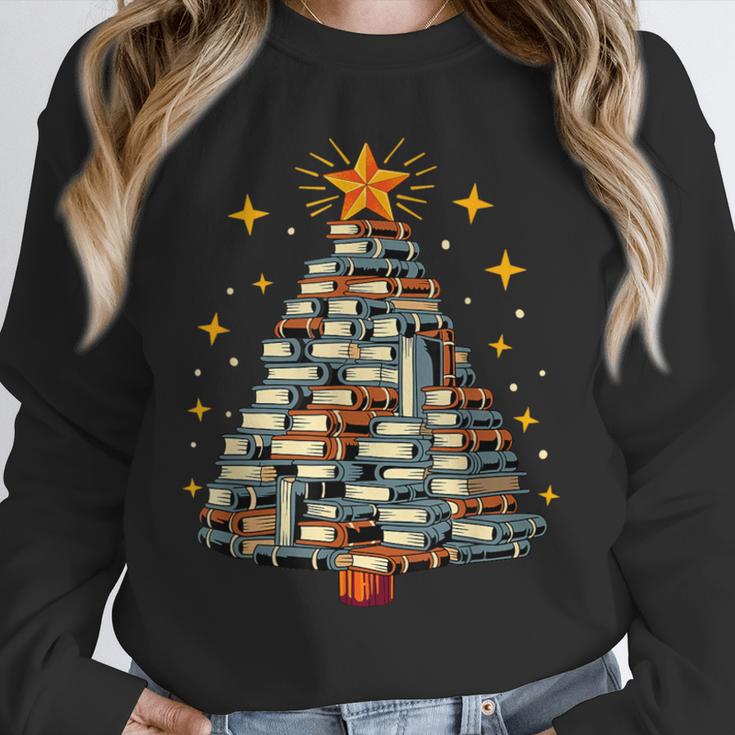 Christmas Tree Books Unisex Sweatshirt