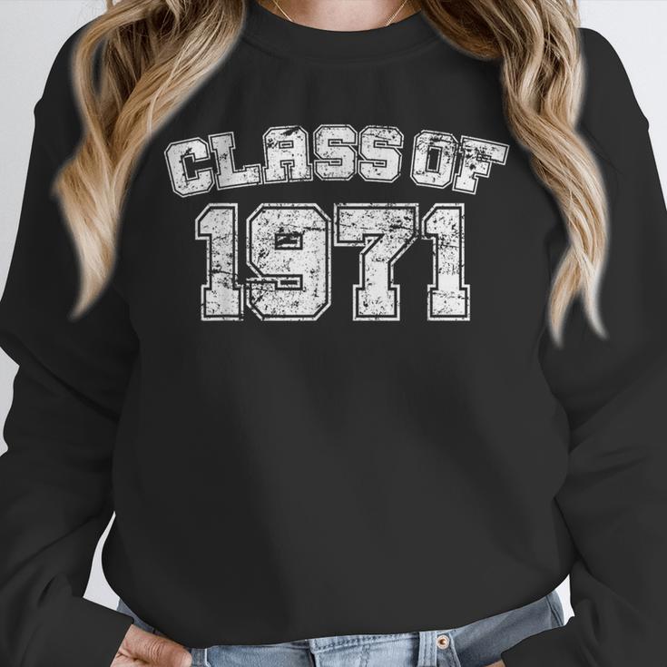 Class Of 1971 71 School Tee Shirt Graduation Class Party Unisex Sweatshirt