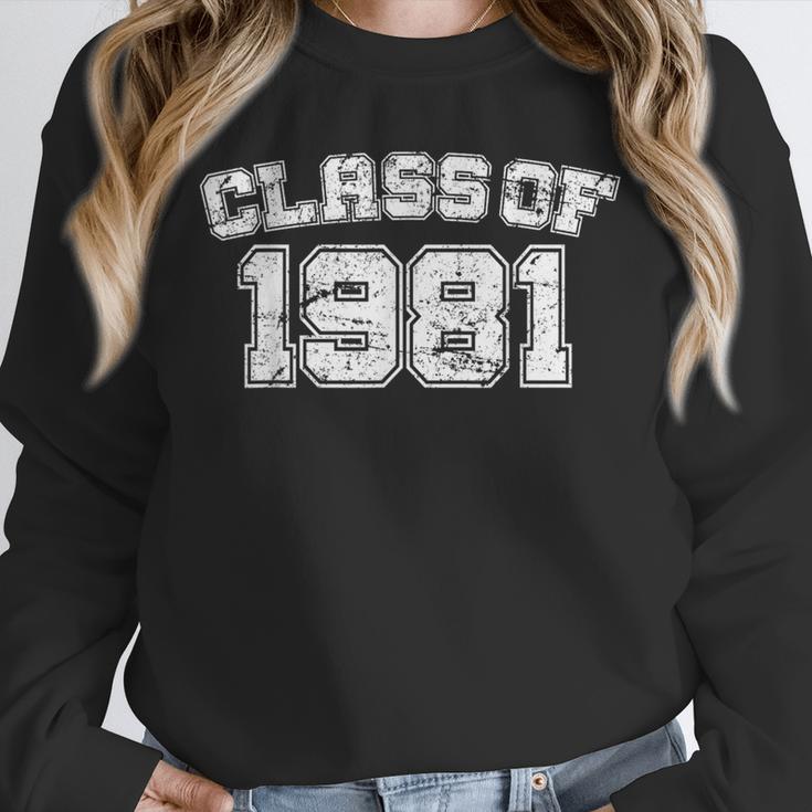 Class Of 1981 School Tee Shirt Graduation Class Party Unisex Sweatshirt