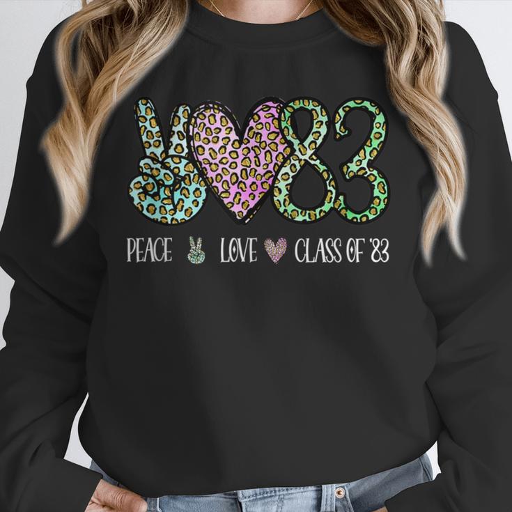 Class Of 1983 Shirt Leopard Senior Graduation Class Reunion Unisex Sweatshirt