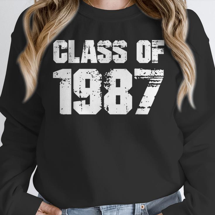 Class Of 1987 High School College Graduation Reunion Unisex Sweatshirt