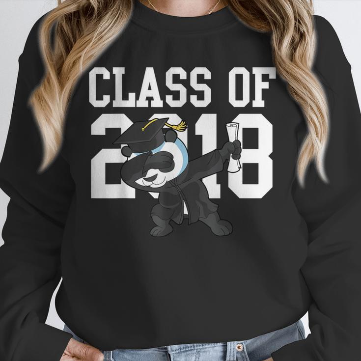 Class Of 2018 Graduation Dabbing Panda Bear Unisex Sweatshirt