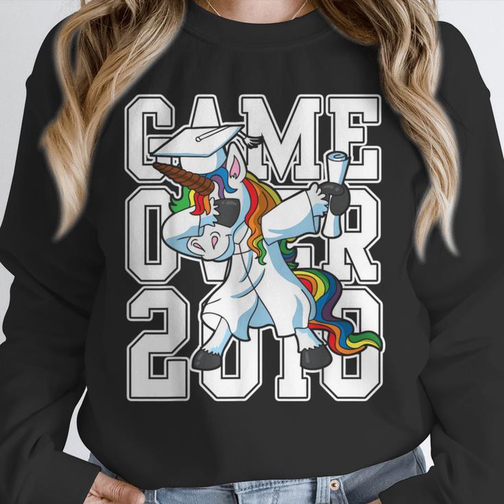 Class Of 2018 Graduation Dabbing Unicorn Shirt Unisex Sweatshirt