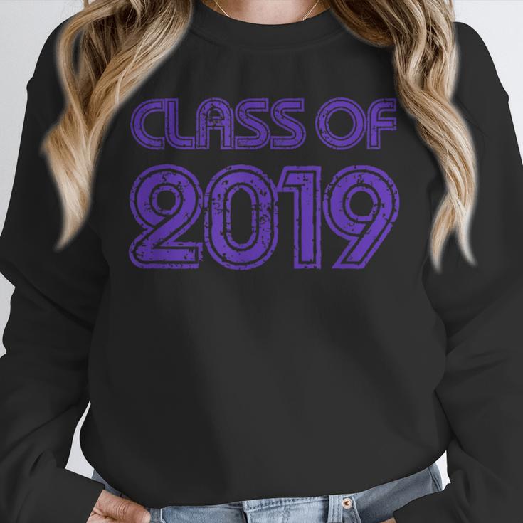 Class Of 2019 High School Graduation Purple Senior Unisex Sweatshirt