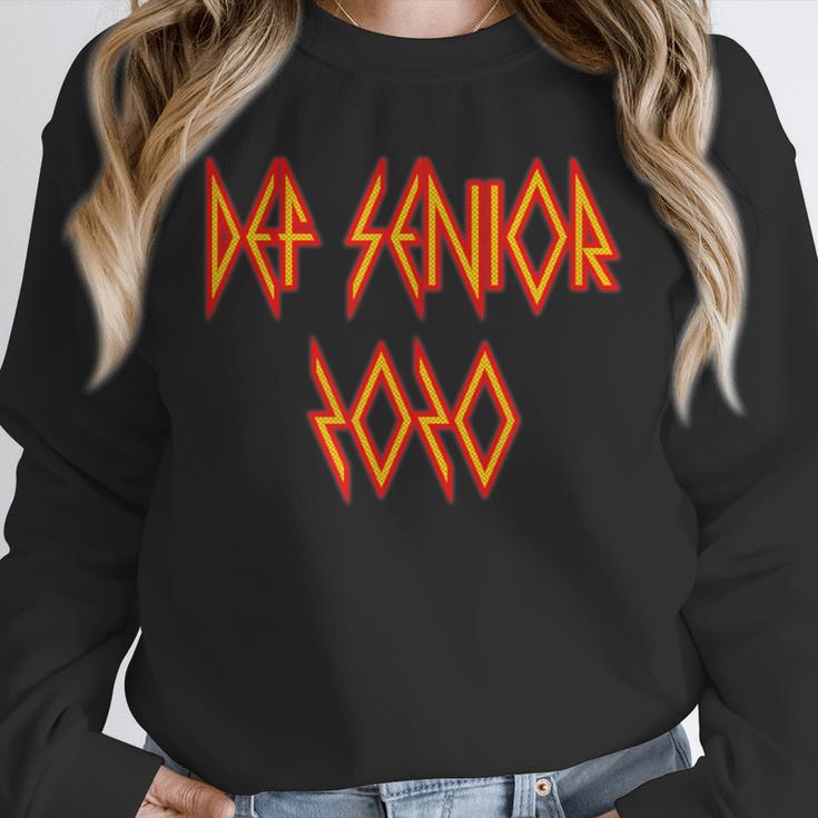 Class Of 2020 Senior 80s And 90s Rock Style Graduation Unisex Sweatshirt