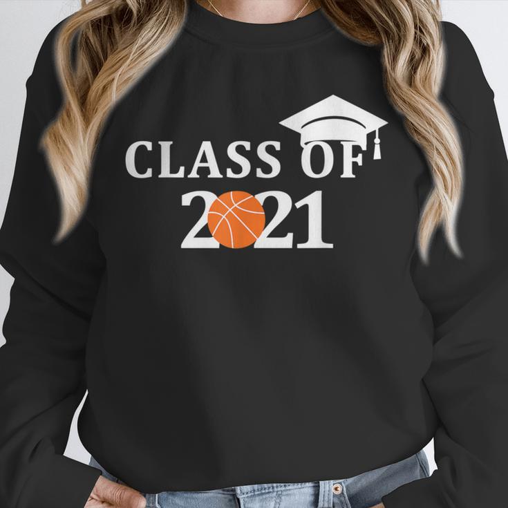 Class Of 2021 Graduation Him Her Basketball Pullover Unisex Sweatshirt
