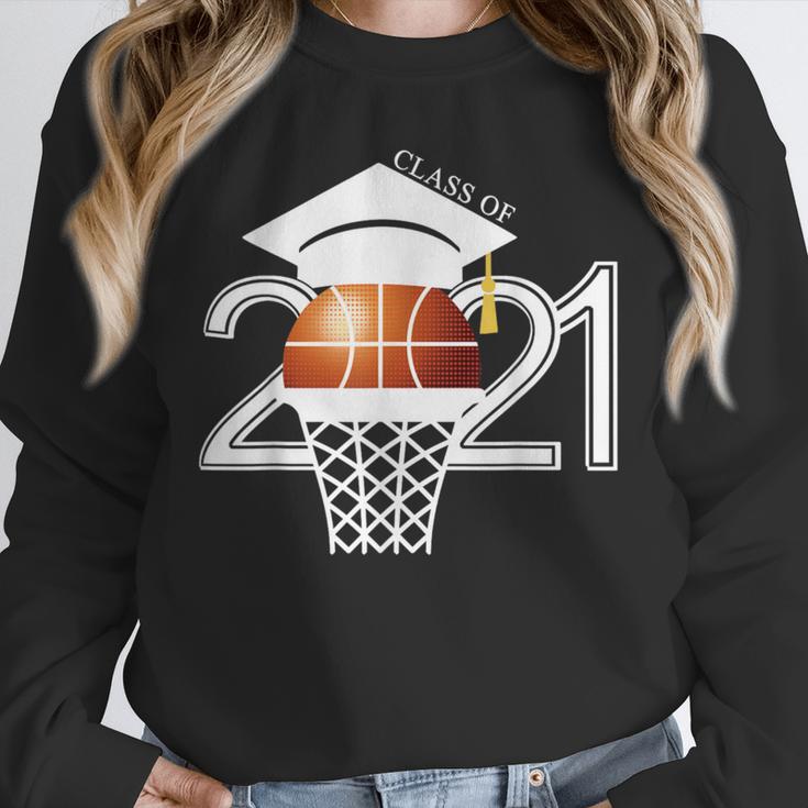 Class 2021 Graduation Senior Basketball Player Unisex Sweatshirt