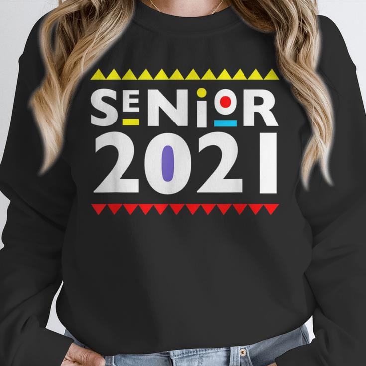 Class Of 2021 Senior Year 90's TV Style Graduation For Grad Unisex Sweatshirt