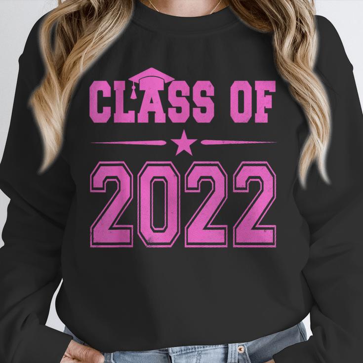 Class Of 2022 Pink Girls Shirt Graduation Unisex Sweatshirt