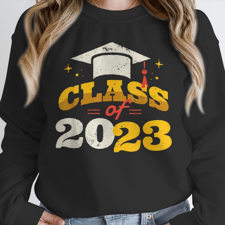 Class Of 2023 School Graduation Vintage Retro Class Of 2023 Unisex Sweatshirt