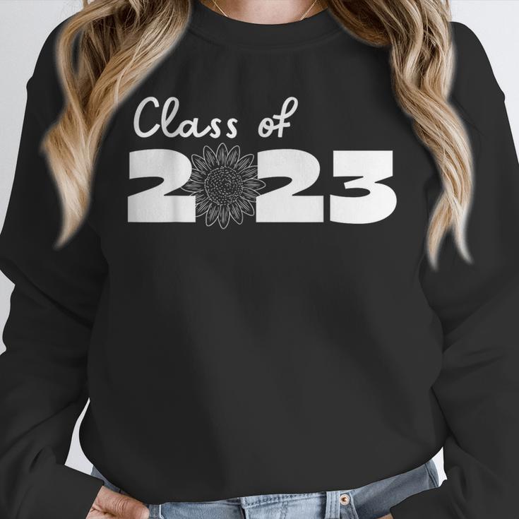 Class Of 2023 Seniors 23 Senior Graduation Idea Flower Unisex Sweatshirt
