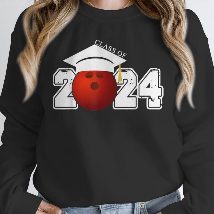 Class Of 2024 Graduation For Him Her Bowling Sports Unisex Sweatshirt