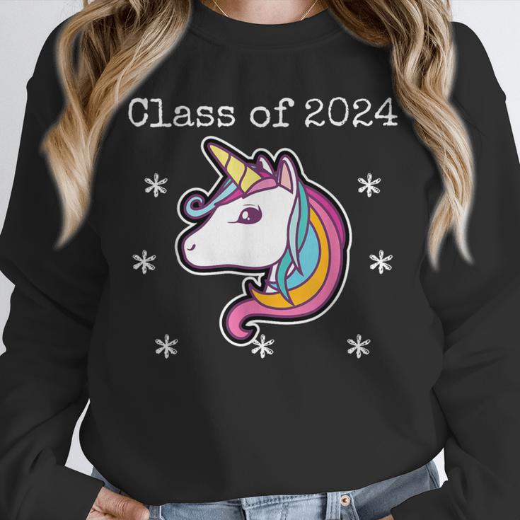 Class Of 2024 Graduation Year Unicorn Tee Shirt Unisex Sweatshirt
