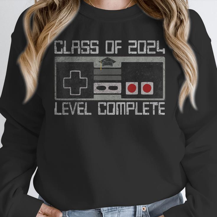 Class Of 2024 Level Complete Video Gamer Senior Graduation Unisex Sweatshirt