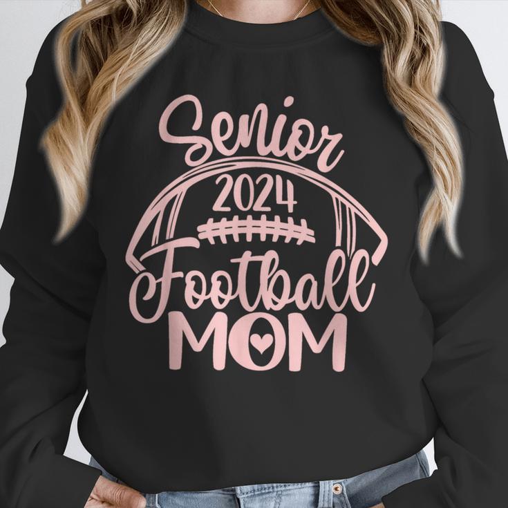 Class Of 2024 Senior Football Graduation Mom Unisex Sweatshirt