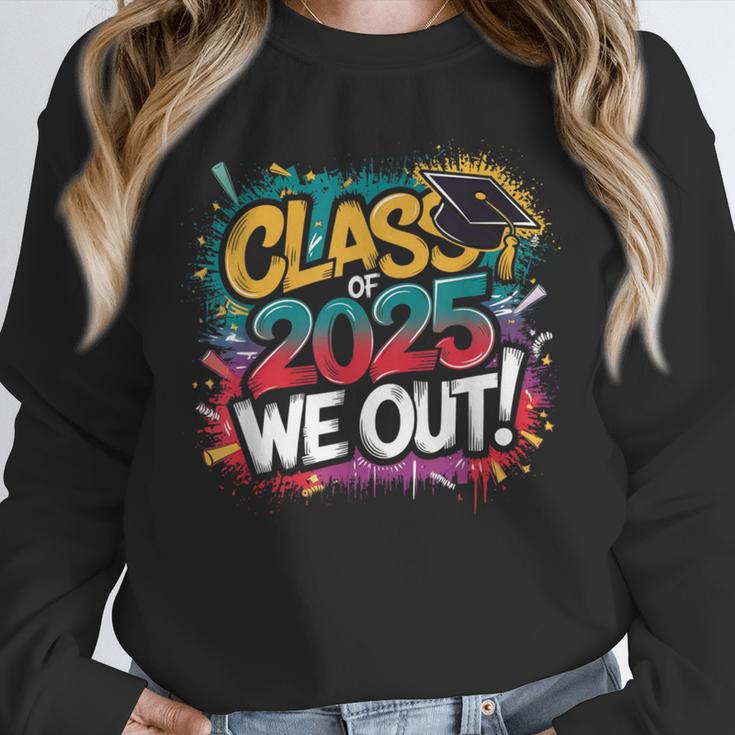 Class Of 2025 We Out Graffiti Graduation 2025 Unisex Sweatshirt