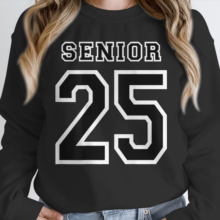 Class Of 2025 High School Senior 25 On Back Graduation Unisex Sweatshirt