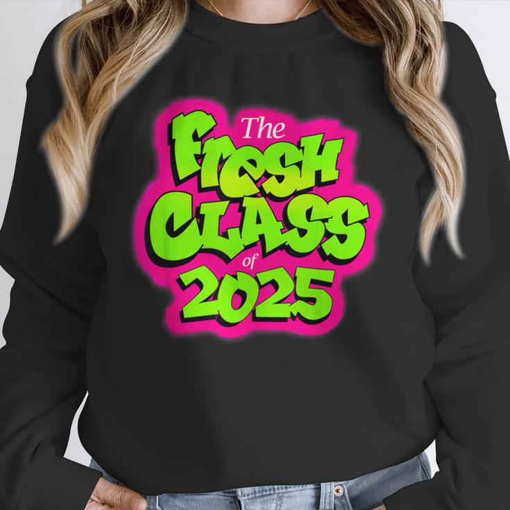 Class Of 2025 Senior Fresh 90s TV Style Retro Graduation Unisex Sweatshirt