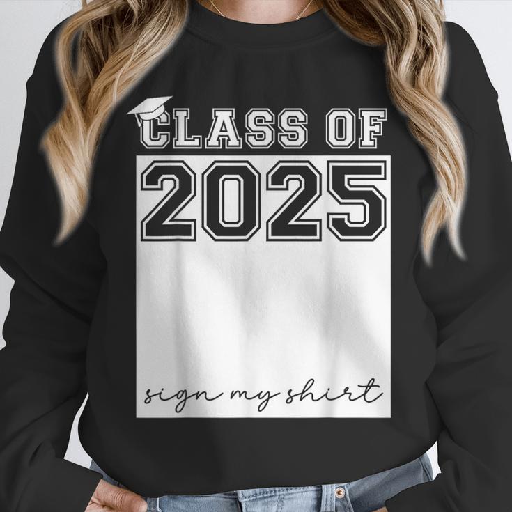 Class Of 2025 Sign My Shirt Senior 2025 Graduation Unisex Sweatshirt