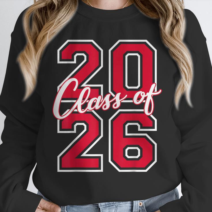 Class Of 2026 Graduation Red With Varsity Letters Unisex Sweatshirt