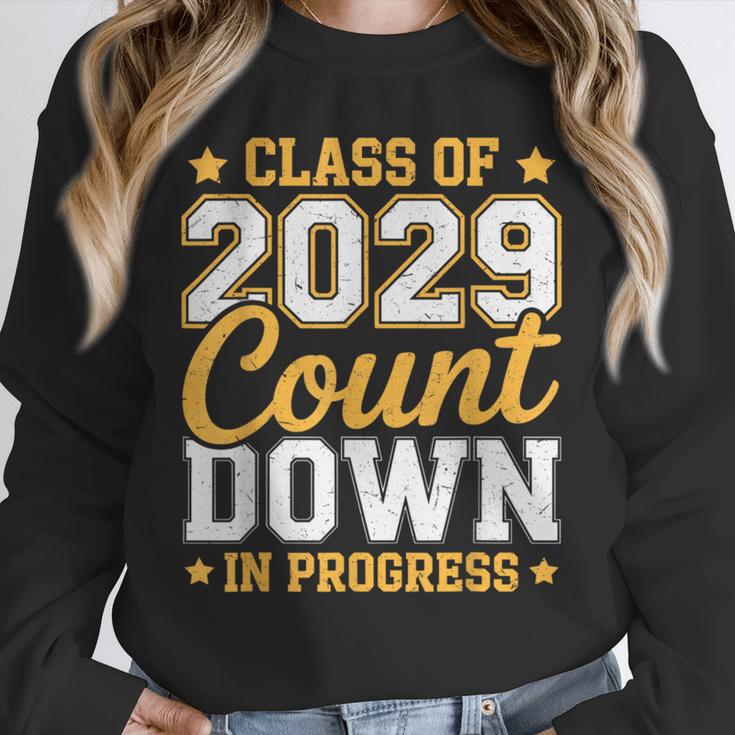 Class Of 2029 Count Down Fun First Day 8th Grade Graduation Unisex Sweatshirt