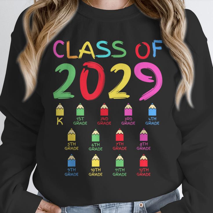 Class Of 2029 Senior Class 2029 Idea Graduation Grow With Me Unisex Sweatshirt