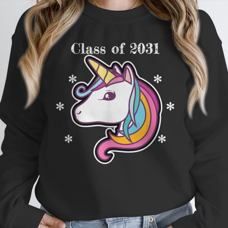 Class Of 2031 Graduation Year UnicornShirt Unisex Sweatshirt