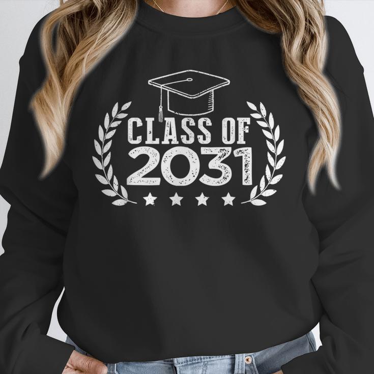 Class Of 2031 Grow With Me Shirt Graduation Kindergarten Unisex Sweatshirt