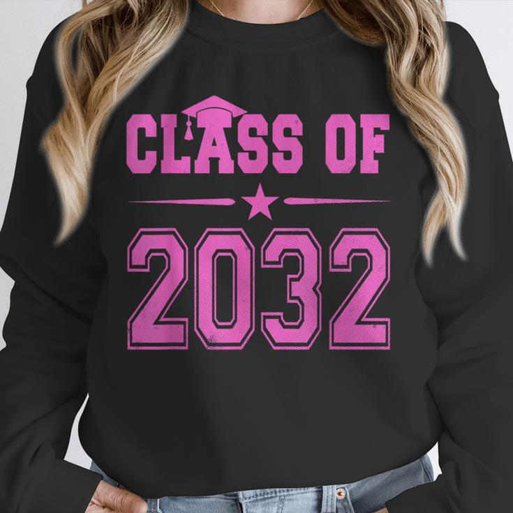 Class Of 2032 Pink Girls Shirt Graduation Unisex Sweatshirt