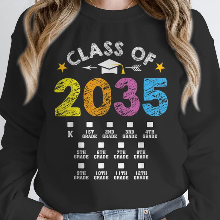 Class Of 2035 Grow With Me Checklist Graduation Unisex Sweatshirt