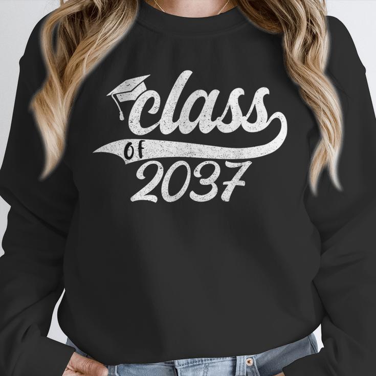 Class Of 2037 First Day Of School Graduation Grow With Me Unisex Sweatshirt