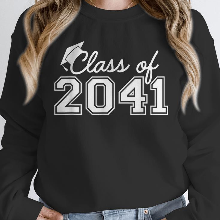 Class Of 2041 Grow With Me Graduation First Day Of School Unisex Sweatshirt