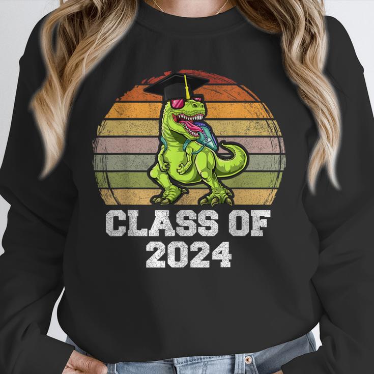 Class Of Dinosaur Apparel 2024 Graduation Graduate Dino Boy Unisex Sweatshirt