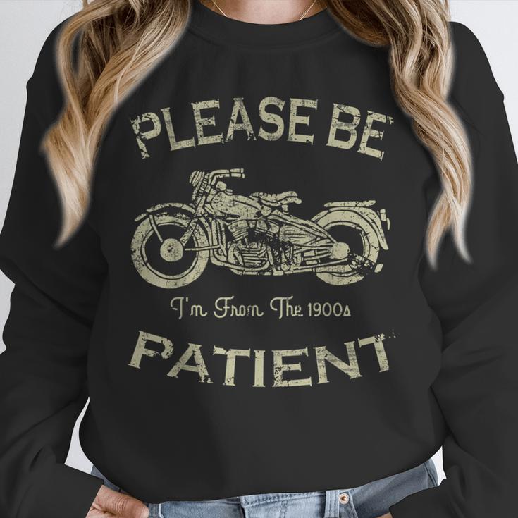 Classic Old Biker I'm From The 1900s Humorous Birthday Unisex Sweatshirt