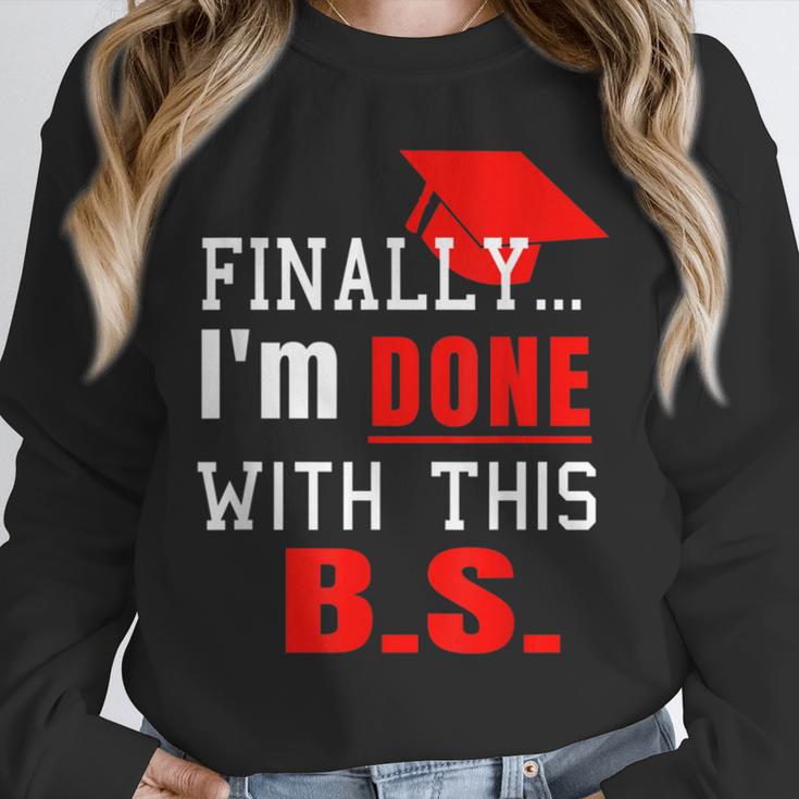 College GraduationShirt Senior Finally Done Unisex Sweatshirt