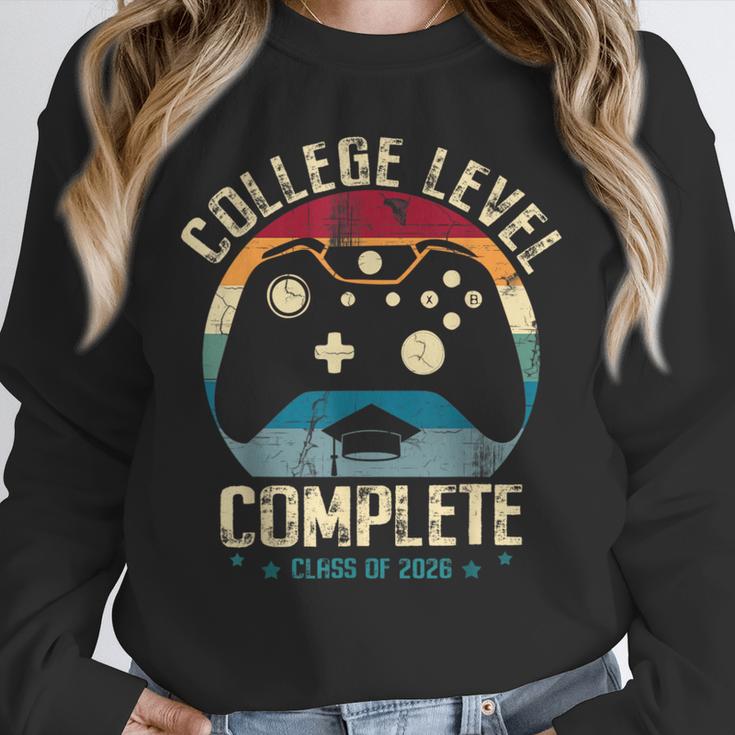 College Level Complete Class Of 2026 Gamer Graduation Grad Unisex Sweatshirt