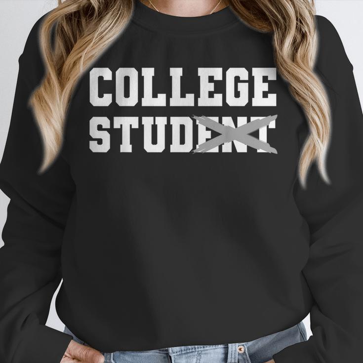 College Stud Student For Men Women Graduation Day Unisex Sweatshirt