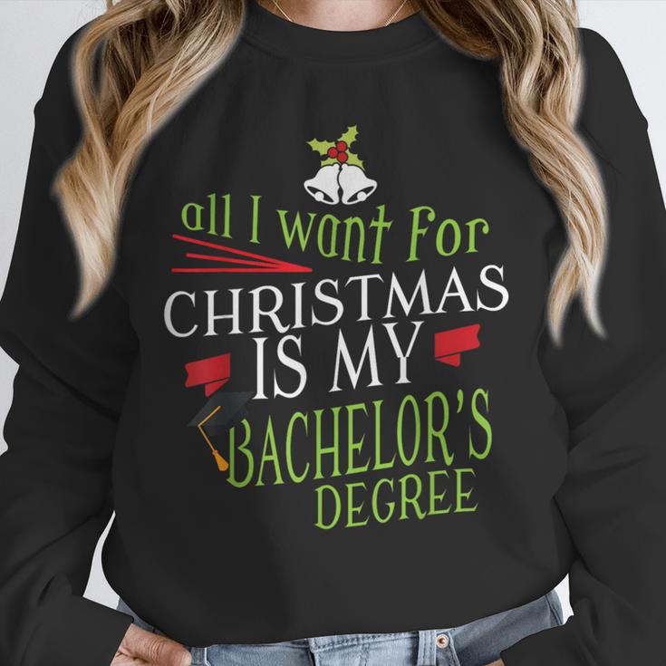College Student Christmas Bachelors Degree Graduation Unisex Sweatshirt