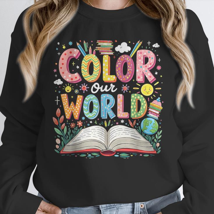 Color Our World Book Reading Program 2026 Summer Unisex Sweatshirt Color Our World Book Reading Program 2026 Summer Unisex Sweatshirt