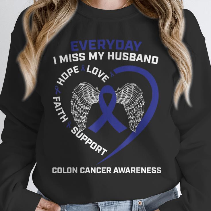 Colorectal Wings In Memory Of Husband Colon Cancer Awareness Unisex Sweatshirt Colorectal Wings In Memory Of Husband Colon Cancer Awareness Unisex Sweatshirt