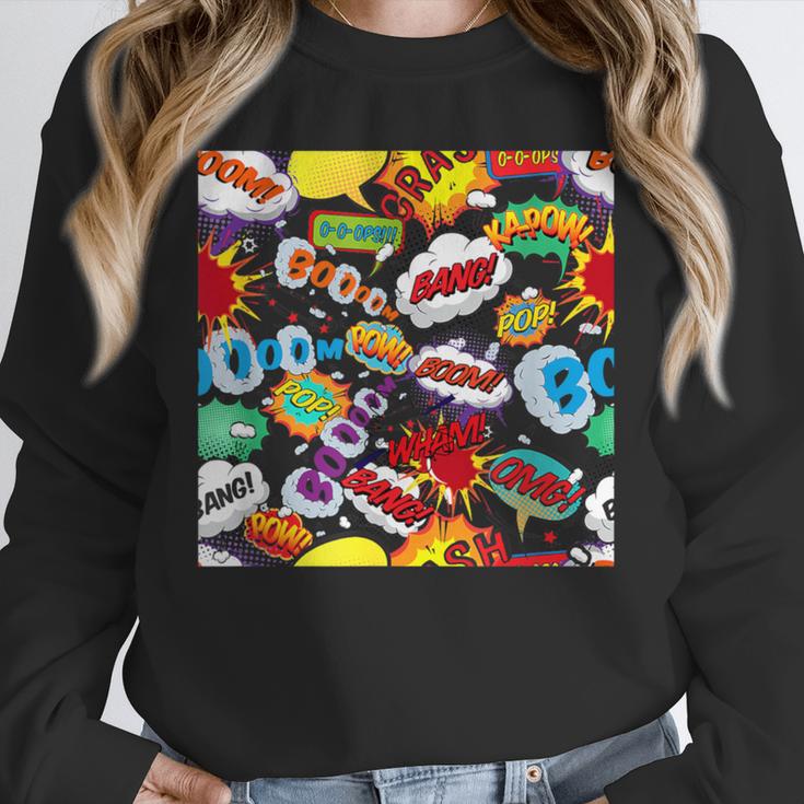 Comic Book Pop Art Modern Fun Unisex Sweatshirt