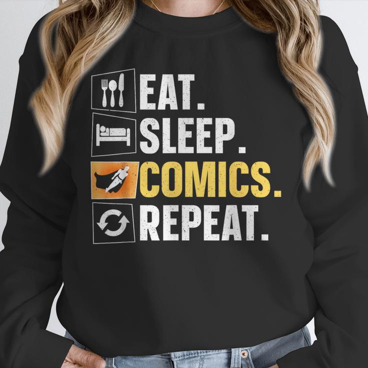 Comic Book Comic Stuff & Accessories -Adult Small Modern Letter Print Crew Collar Short Sleeve T-Shirt Unisex Sweatshirt