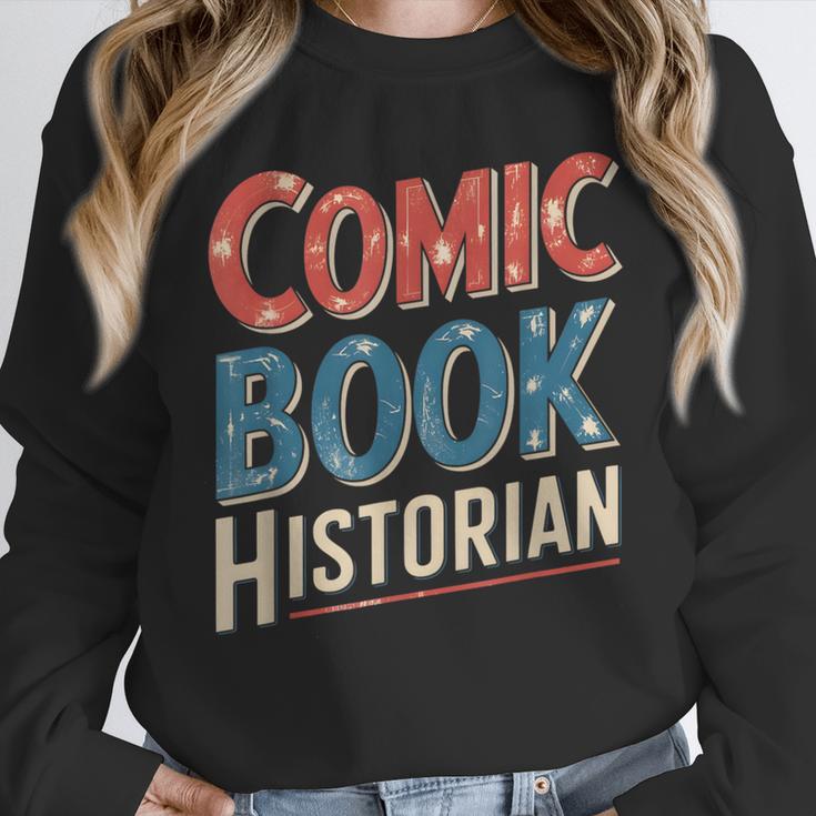 Comic Book Historian Vintage Comic Book Collector Unisex Sweatshirt