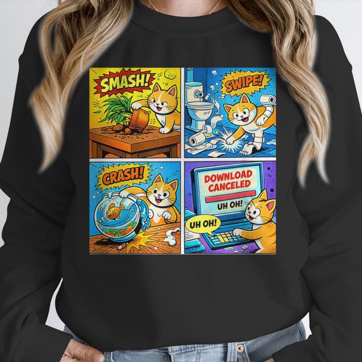 Comic Reader Comic Book Merch Vintage Reading Comic Books Unisex Sweatshirt