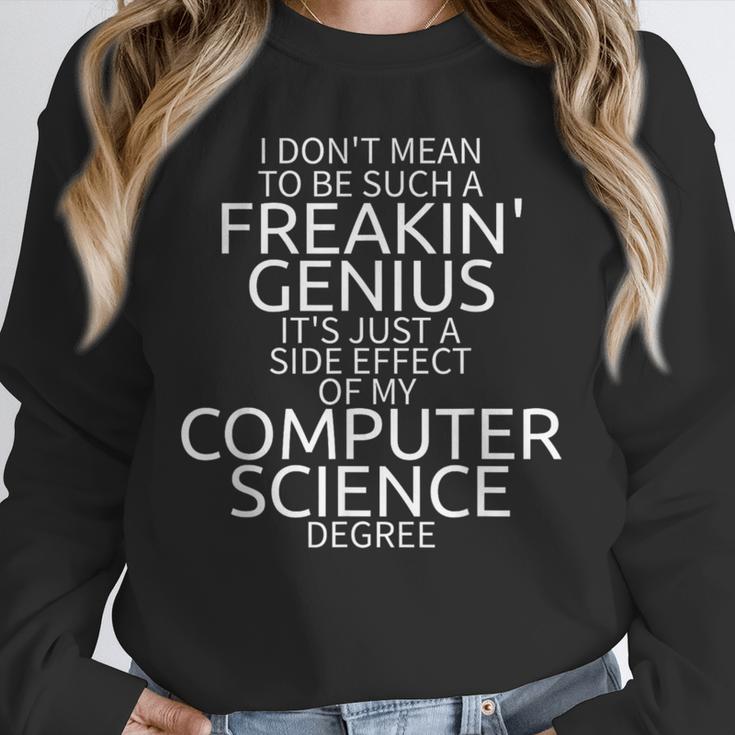 Computer Science Shirt Degree Genius Graduation Unisex Sweatshirt